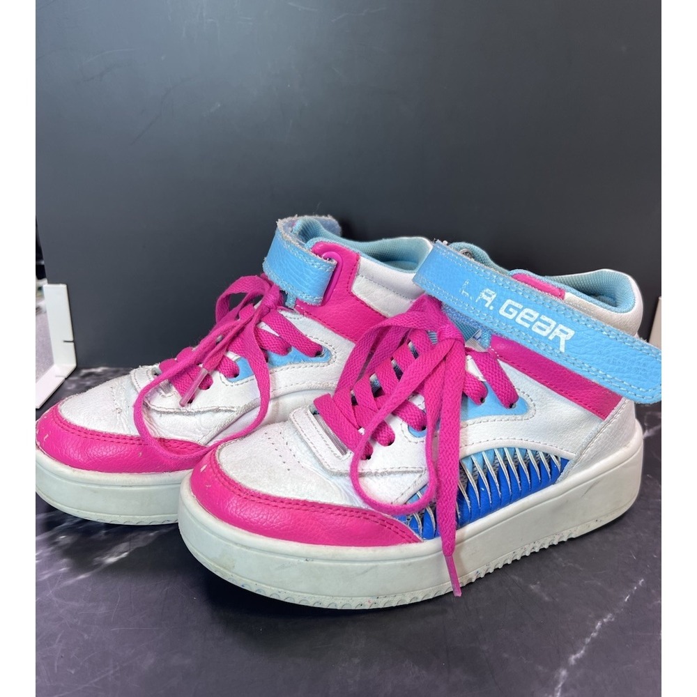 Youth LA Gear Girl Shoes Size 1 Retro Color Way 80s Retro
